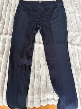 HUE Ladies Navy Athletic Joggers/ Leggings